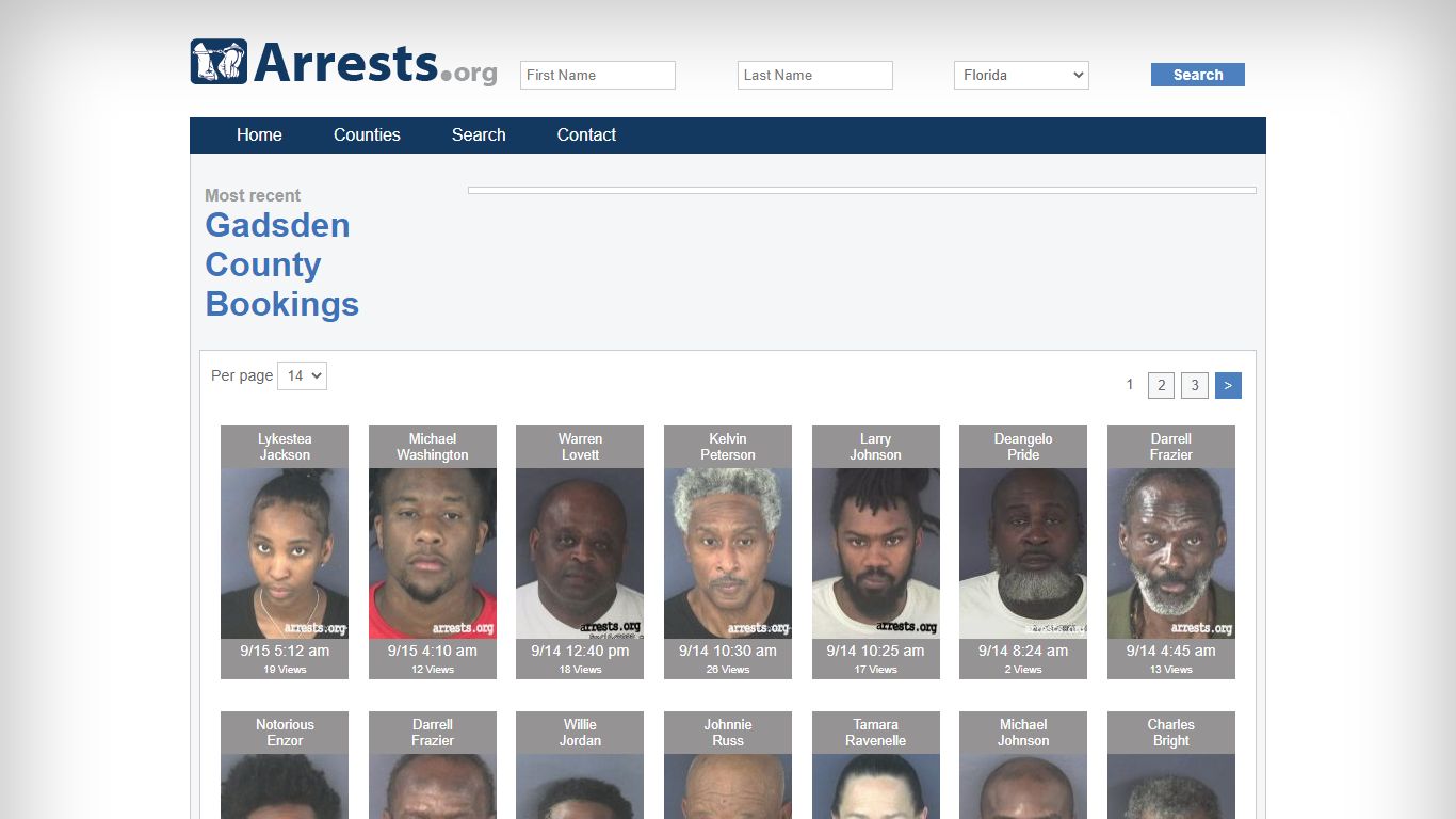 Gadsden County Arrests and Inmate Search